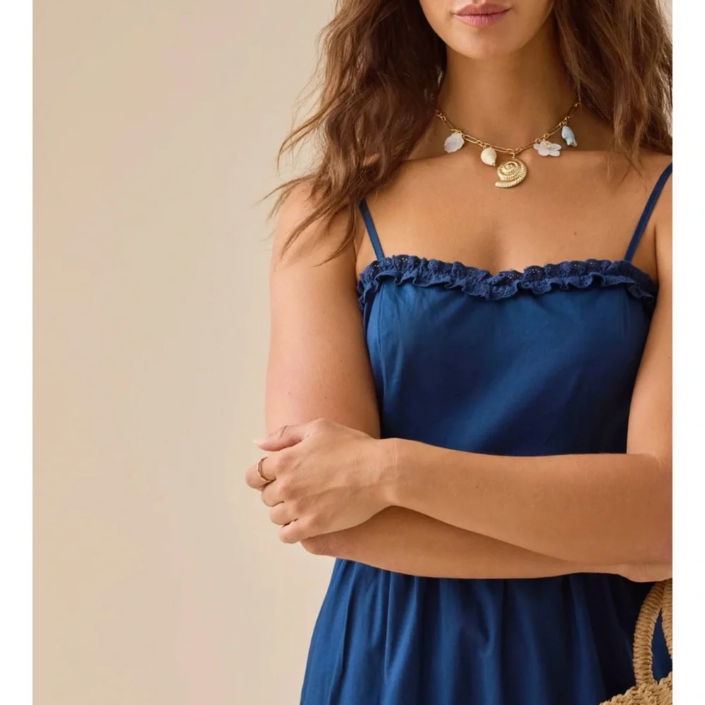 NEW Altar’d State Navy Blue Maxi Dress Size XL Available NWT - Picture 3 of 9